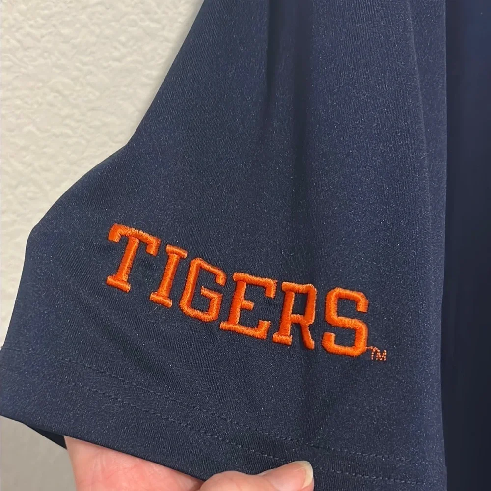 Auburn Champion Blue and Orange Polo Shirt Athletic Style